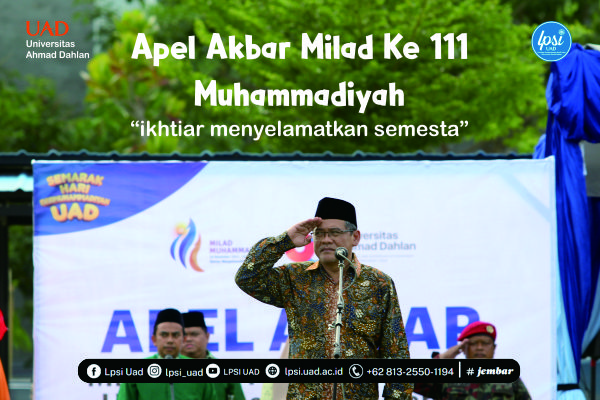 UAD – Apel milad ke 111 Muhammadiyah Ikhtiar menyelamatkan semesta
